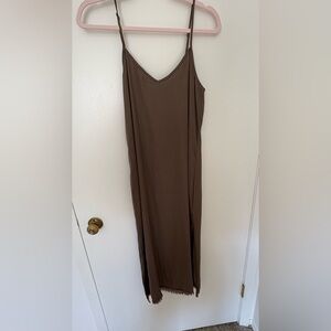Aerie Green V-Neck Dress